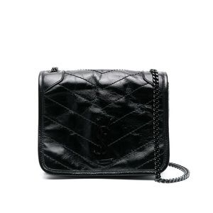 NWT Saint Lauren monogram quilted crossbody bag calf leather